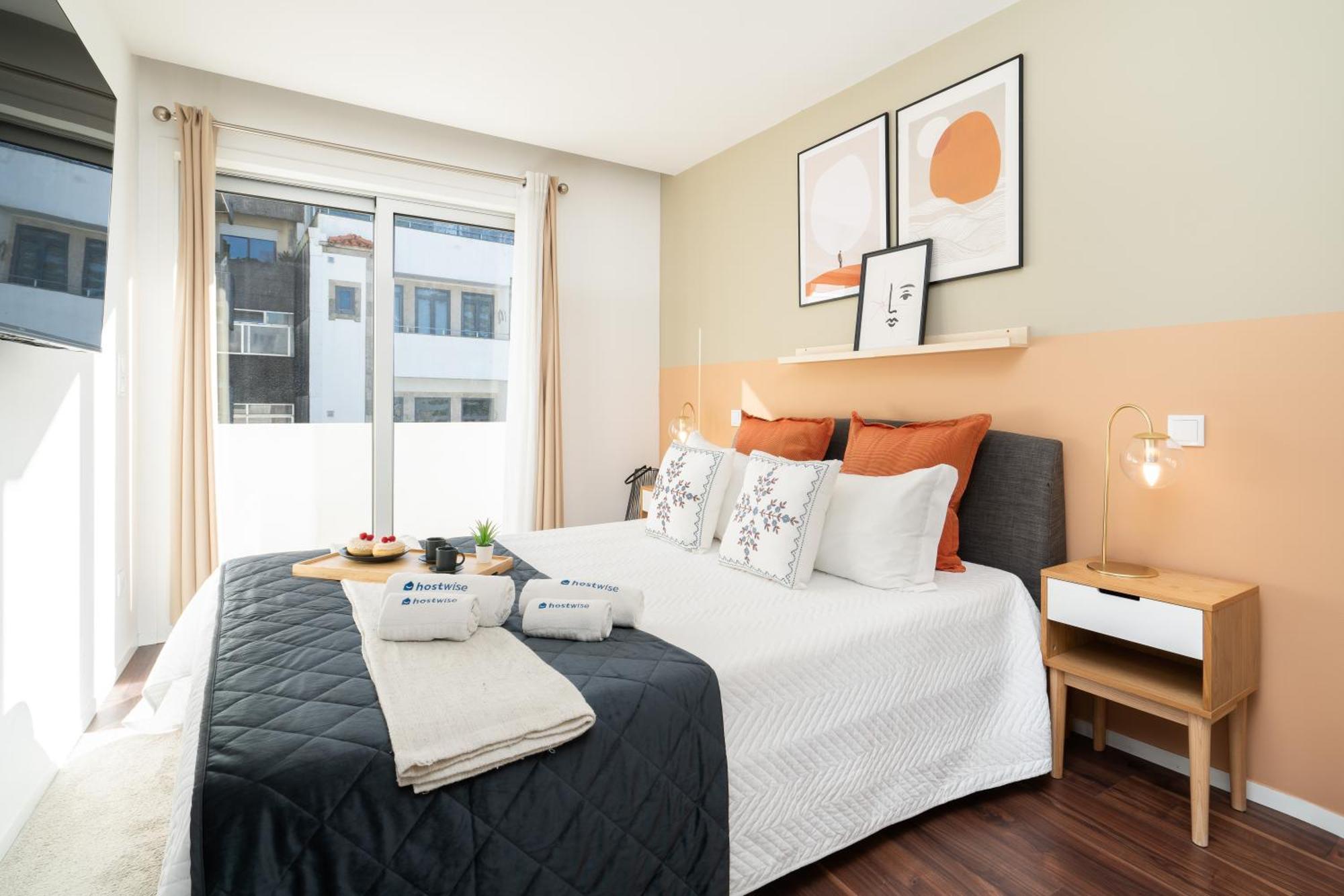 ポルトHost Wise - Restful Minimalist Flat - Balconyアパートメント エクステリア 写真